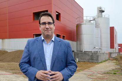 David Carro, presidente de IFFE Futura, en las instalaciones de As Somozas (A Coruña).
