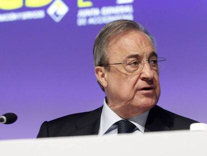 El presidente de ACS, Florentino Pérez.