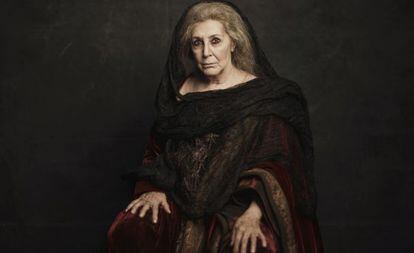 Concha Velasco en 'Hécuba', su último éxito teatral.