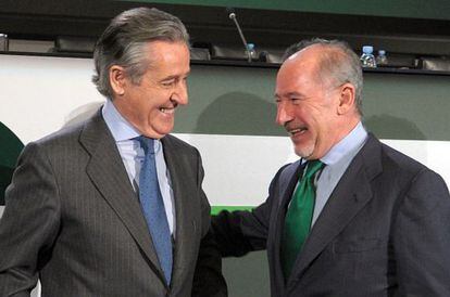 Miguel Blesa y Rodrigo Rato, expresidentes de Caja Madrid