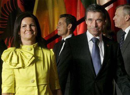 El primer ministro danés, Anders Fogh  Rasmussen, es el único candidato oficial a ocupar el puesto de secretario general de la OTAN