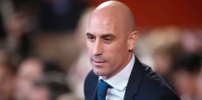 El presidente de la Real Federación Española de Fútbol, Luis Rubiales.