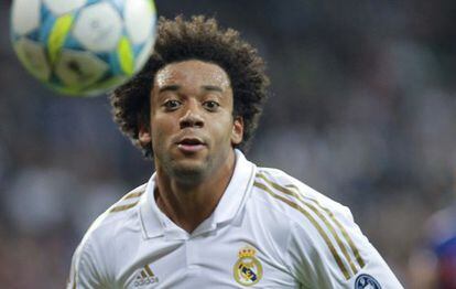 Marcelo, durante un partido de fútbol.