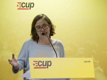 La diputada de la CUP, Eulàlia Reguant, en una foto de archivo.