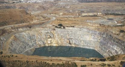 Estado de la mina de Aznalc&oacute;llar en 2013, a los 15 a&ntilde;os del desastre. 