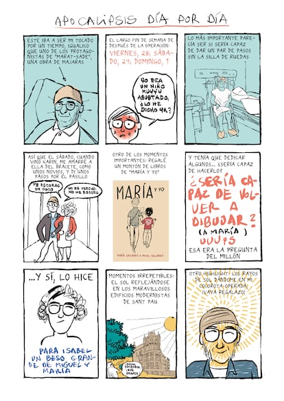 Una página de 'Algo extraño me pasó camino de casa' (Astiberri), de Miguel Gallardo.