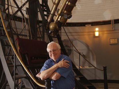 El astrónomo Brian Marsden, en el Observatorio de Astrofísica Smithsonian.