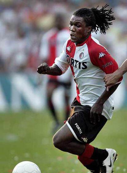 Drenthe, durante un partido con el Feyenoord.