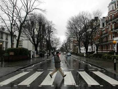 El paso de cebra de Abbey Road (Londres) en la actualidad