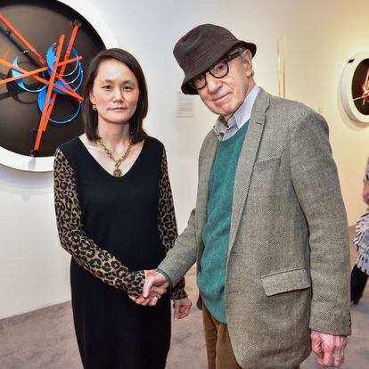 Soon-Yi Previn y Woody Allen, en una imagen de febrero de 2018.