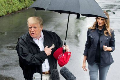 Donald y Melania Trump, en octubre de 2018.
