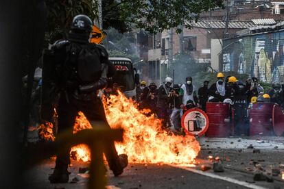 Protestas contra el Gobierno de Iván Duque en Medellín, el 2 de junio.