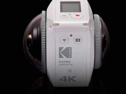 Nueva cámara de acción Kodak para realidad virtual con grabación 4K