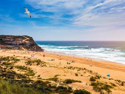 La playa de Monte Clérigo, en Aljezur (Portugal).