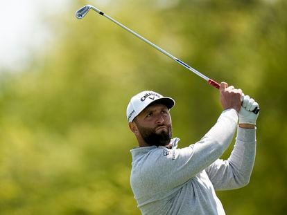 Rahm, durante la primera jornada del PGA Championship.