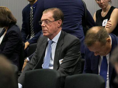 El ex consejero delegado de Banco de Valencia Domingo Parra, en la Audiencia Nacional. 