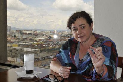 La fiscal general de Guatemala, Claudia Paz y Paz, en su despacho