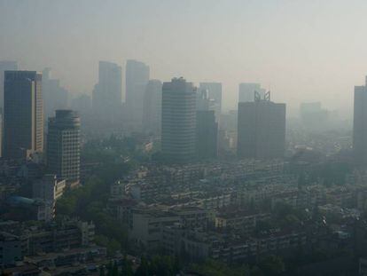 Vista de la ciudad de Nanjing.