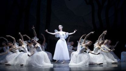 Un momento del montaje de 'Giselle'.