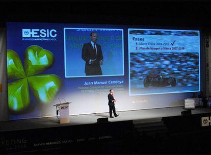 Una de las conferencias de la pasada edición de "Hoy es Marketing", evento organizado por ESIC.