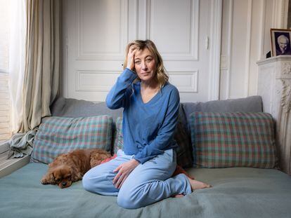 La directora Valeria Bruni Tedeschi, retratada en abril en su casa de París.