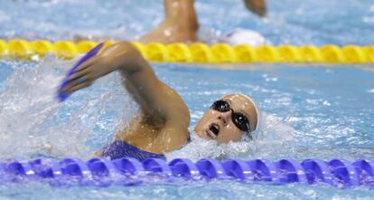 Mireia Belmonte, en un entrenamiento.