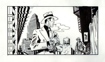 Dibujo original de 'Torpedo 1936'.