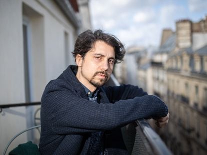 El director español Jonás Trueba, este jueves en París.