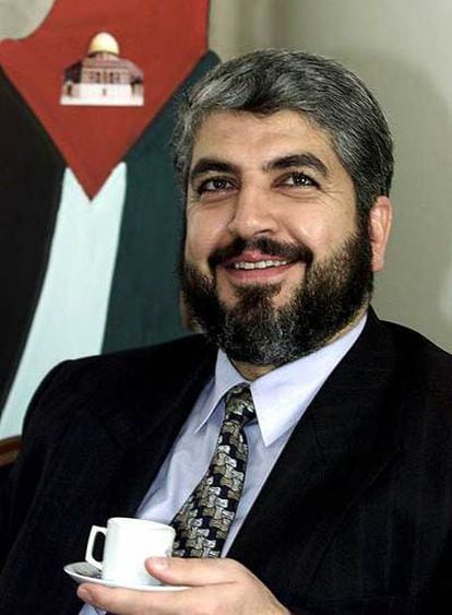Jaled Mishal, en Damasco en 2001.
