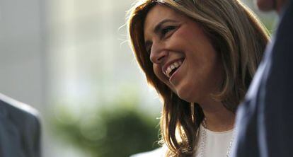 La presidenta de la Junta de Andaluc&iacute;a, Susana D&iacute;az, en Sevilla. 