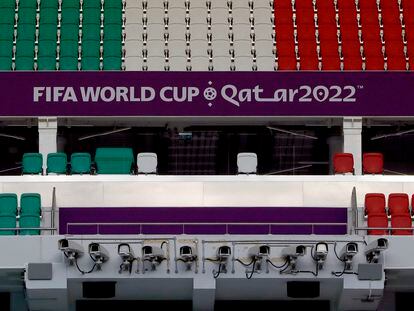 El estadio Al-Thumama, sede del Mundial de Qatar.