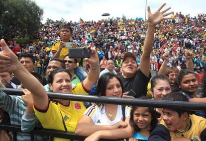 Imagen del desfile de la Independencia de Colombia en 2015.