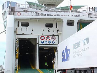 Uno de los camiones refrigerados de The Reefer Group que opera bajo la marca española SOR. 