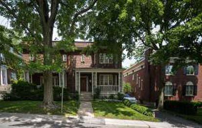 Casa natal de Leonard Cohen, en la avenida Belmont 599 de Montreal.