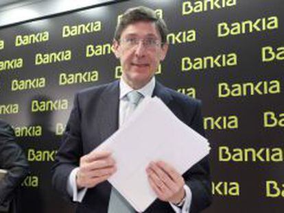 Jos&eacute; Ignacio Goirigolzarri, presidente de Bankia, el pasado 2 de marzo