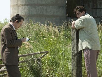 Mathieu Amalric y Benicio del Toro en un fotograma de 'Jimmy P.'.
