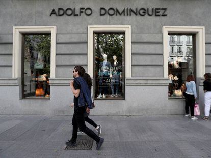 Tienda de Adolfo Domínguez de la calle Serrano de Madrid.