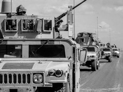 El ejército americano apuesta por usar convoyes de varios camiones con un único conductor