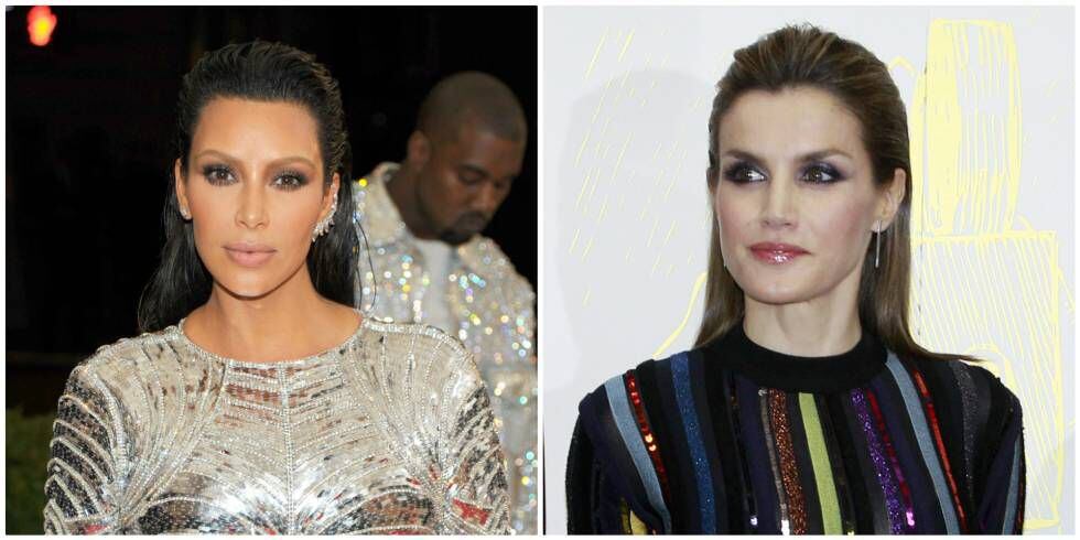 Kim Kardashian y Doña Letizia.