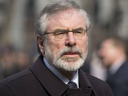 Gerry Adams, presidente del Sinn Fein.