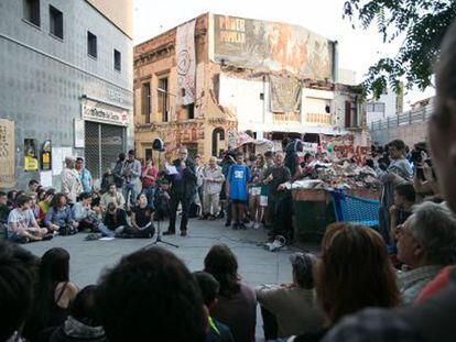 Asamblea de vecinos de Can Vives.