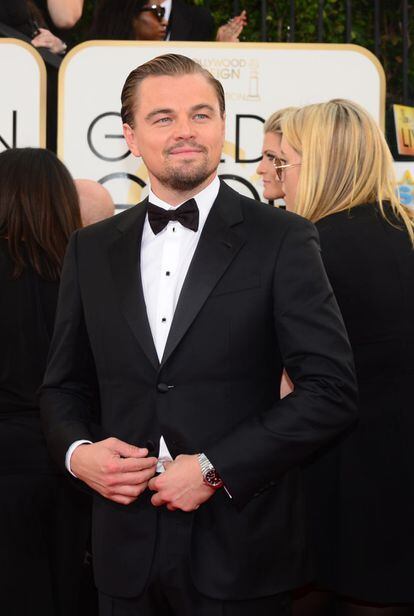 Leonardo DiCaprio, nominado a mejor actor de comedia por 'El lobo de Wall Street', la nueva y frenética película de Martin Scorsese.