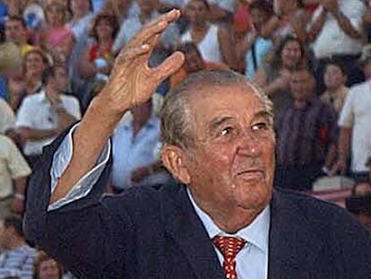 Ferm&iacute;n Boh&oacute;rquez Escribano en un festejo de la Feria de Albacete en 2005.