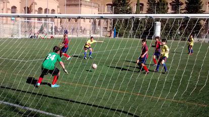 Un partido de infantiles en Catalu&ntilde;a. 