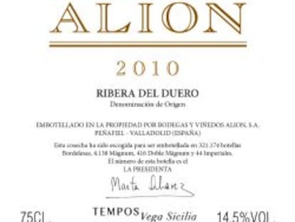 La nueva etiqueta de Ali&oacute;n.