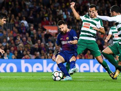 Messi marca el cuarto del Barcelona. En vídeo, declaraciones de Valverde.