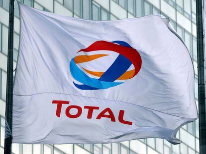 Logo del gigante petrolero francés Total.