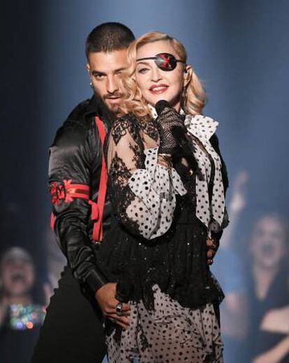 Maluma y Madonna en una imagen de su Instagram.