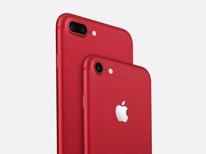 iPhone 7 rojo