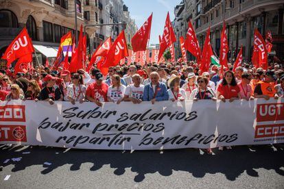 Manifestación Día Internacional Trabajadores Madrid